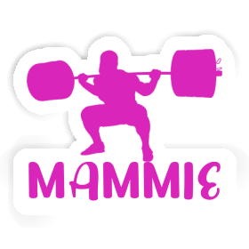 Sticker Weightlifter Mammie Image