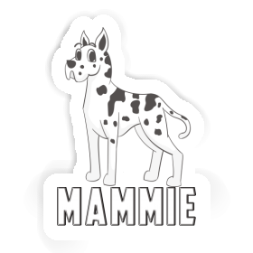 Sticker Great Dane Mammie Image