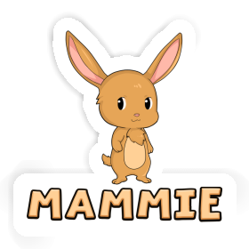 Easter Bunny Sticker Mammie Image