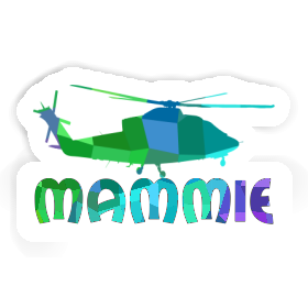 Sticker Helicopter Mammie Image