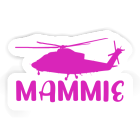 Helicopter Sticker Mammie Image