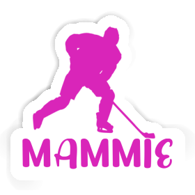 Sticker Hockey Player Mammie Image