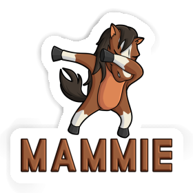 Mammie Sticker Dabbing Horse Image