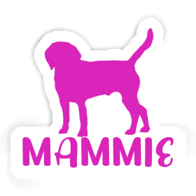 Autocollant Chien Mammie Image