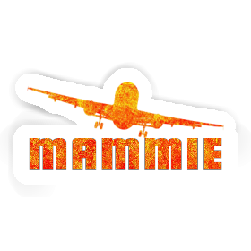 Sticker Airplane Mammie Image