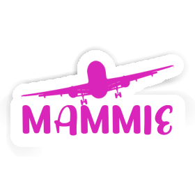 Sticker Airplane Mammie Image