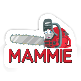 Mammie Sticker Chainsaw Image