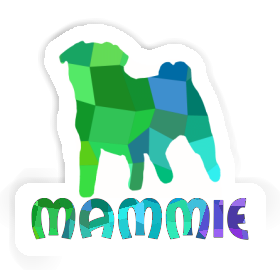 Sticker Mammie Pug Image