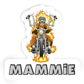 Sticker Motorbike Rider Mammie Image