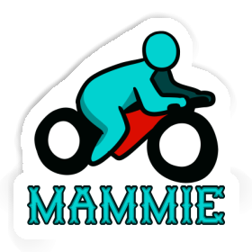 Mammie Sticker Motorbike Driver Image