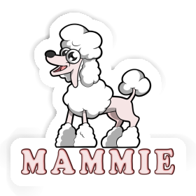 Caniche Autocollant Mammie Image