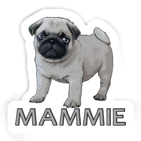 Pug Sticker Mammie Image