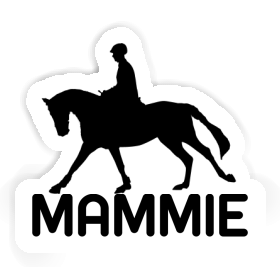 Horse Rider Sticker Mammie Image