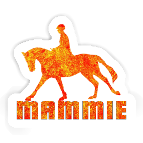 Horse Rider Sticker Mammie Image