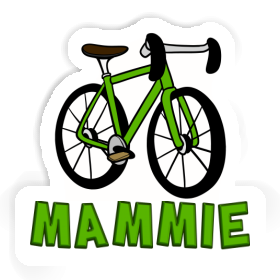 Racing Bicycle Sticker Mammie Image