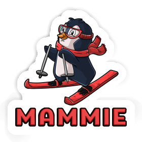 Sticker Mammie Skier Image