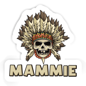 Sticker Mammie Kids Skull Image