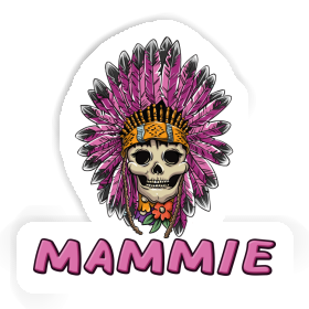 Sticker Womens Skull Mammie Image