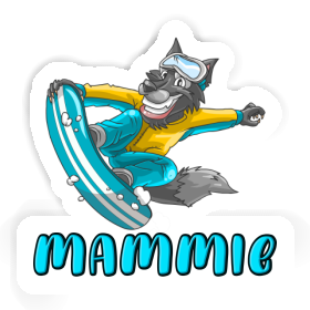 Sticker Mammie Boarder Image