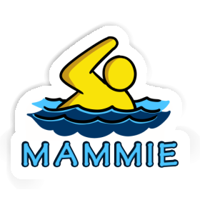 Swimmer Sticker Mammie Image