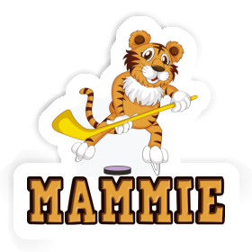 Ice-Hockey Player Sticker Mammie Image