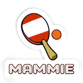 Sticker Table Tennis Racket Mammie Image