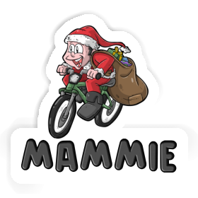 Mammie Sticker Cyclist Image