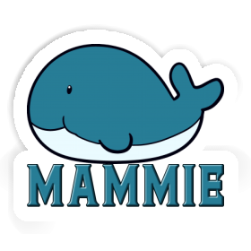 Sticker Whale Fish Mammie Image