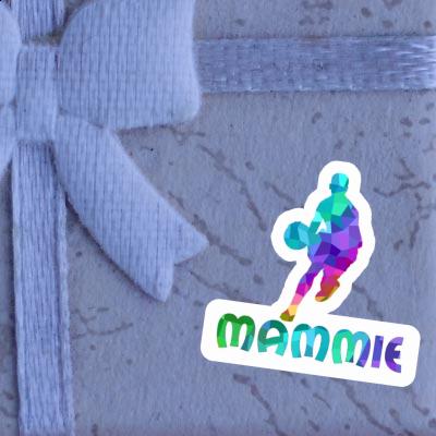 Sticker Mammie Basketball Player Notebook Image