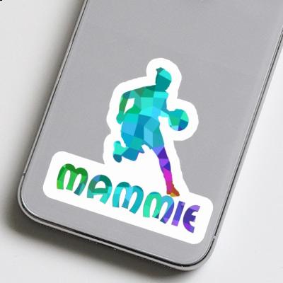 Basketball Player Sticker Mammie Notebook Image