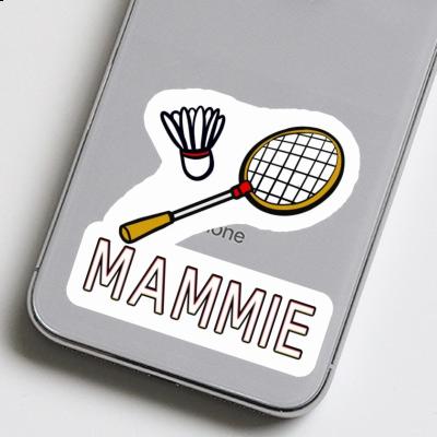 Sticker Mammie Badminton Racket Notebook Image