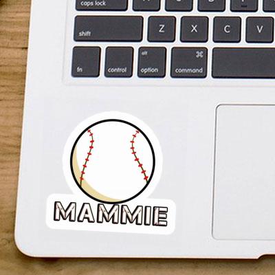 Mammie Sticker Baseball Notebook Image