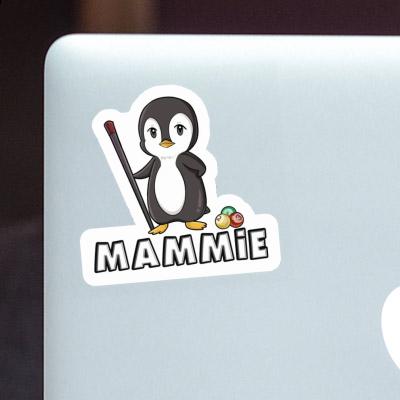 Billiards Player Sticker Mammie Notebook Image