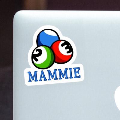 Autocollant Mammie Boule de billard Laptop Image