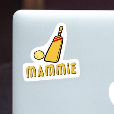 Sticker Cricket Bat Mammie Notebook Image