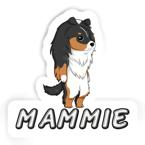 Sticker Shetland Sheepdog Mammie Laptop Image