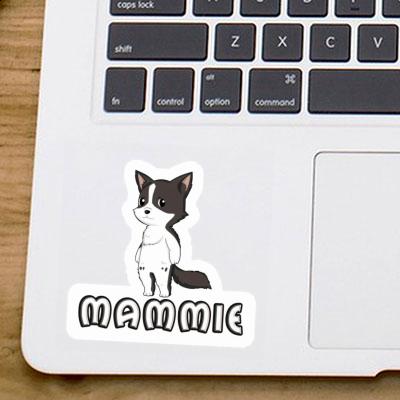 Sticker Mammie Border Collie Laptop Image