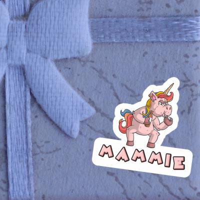 Sticker Smoking Unicorn Mammie Image