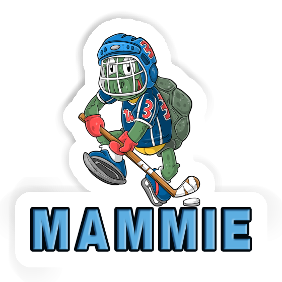 Sticker Hockey Player Mammie Image