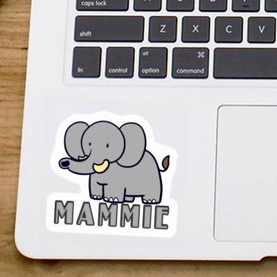 Autocollant Mammie Éléphant Laptop Image