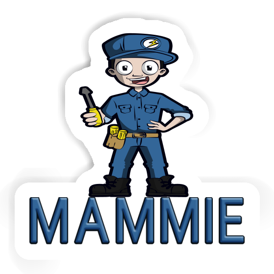 Sticker Mammie Electrician Gift package Image