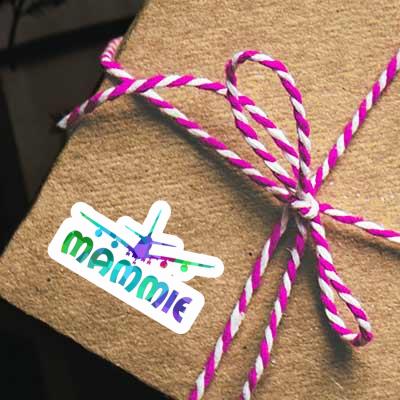 Sticker Airplane Mammie Laptop Image