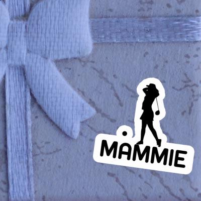 Sticker Golfer Mammie Notebook Image