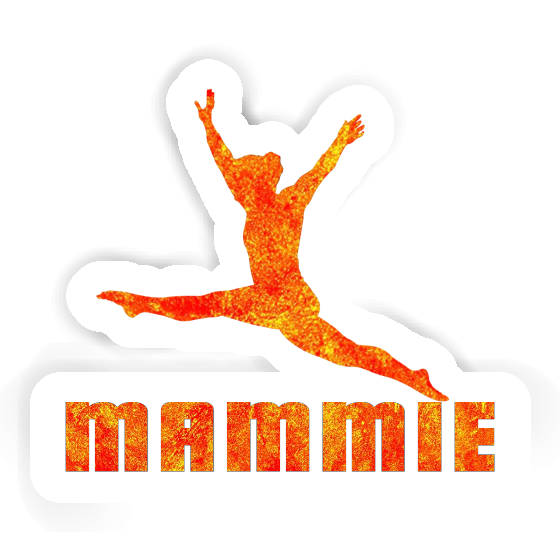 Sticker Mammie Gymnast Image