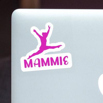 Gymnast Sticker Mammie Laptop Image