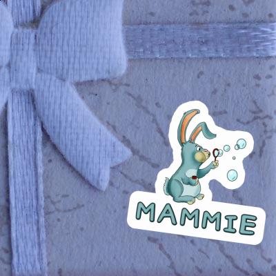 Soap Bubbles Rabbit Sticker Mammie Laptop Image