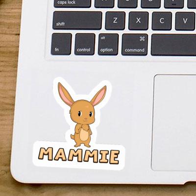 Easter Bunny Sticker Mammie Laptop Image