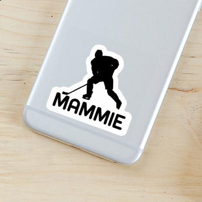 Mammie Sticker Hockey Player Laptop Image