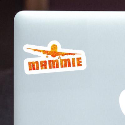 Sticker Airplane Mammie Notebook Image