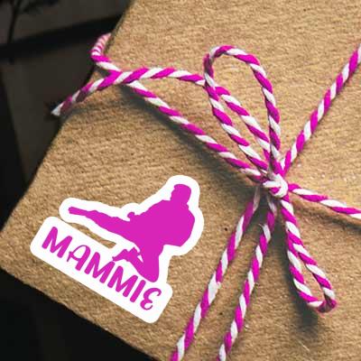 Sticker Mammie Karateka Laptop Image